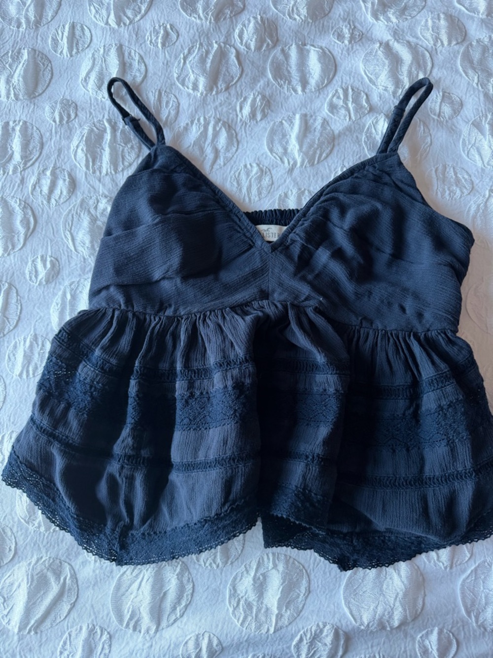 Navy Large Hollister Top - Women